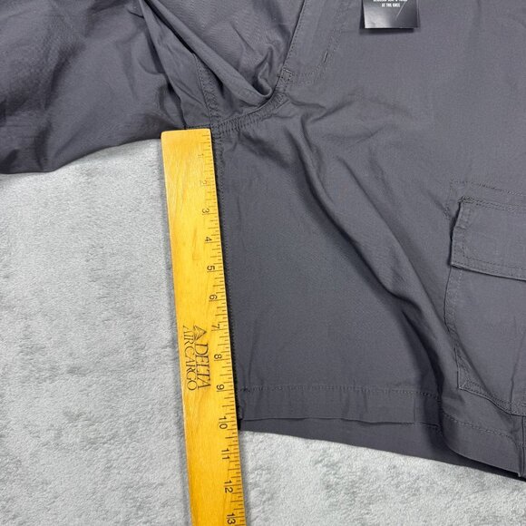 Nwt Lee Motion Flex Waistband Cargo Pockets Shorts Active Stretch Gray 10" Ins - Picture 7 of 7